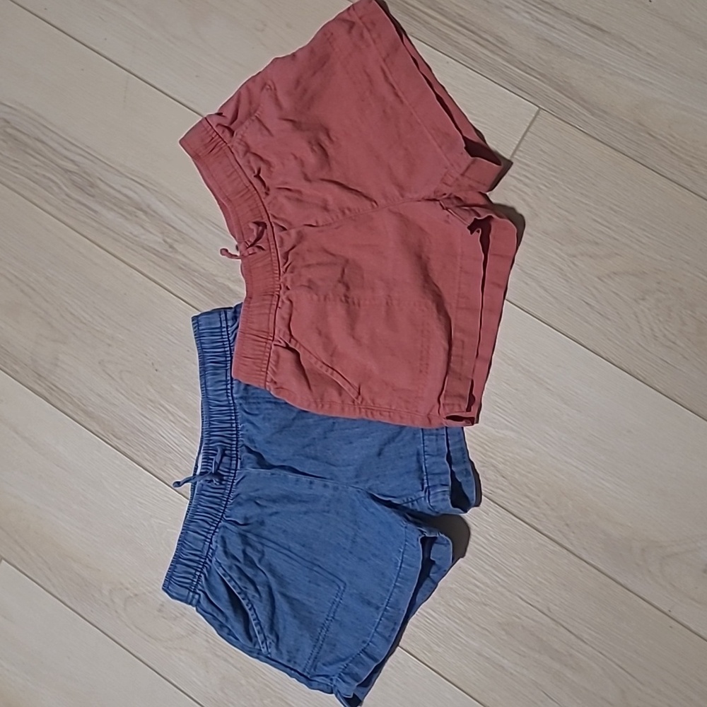 2 pairs Girls shorts, Size 10-12